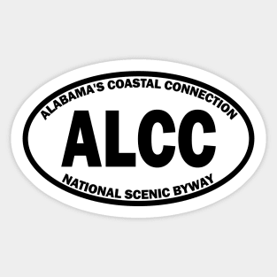 Alabama's Coastal Connection National Scenic Byway oval Sticker